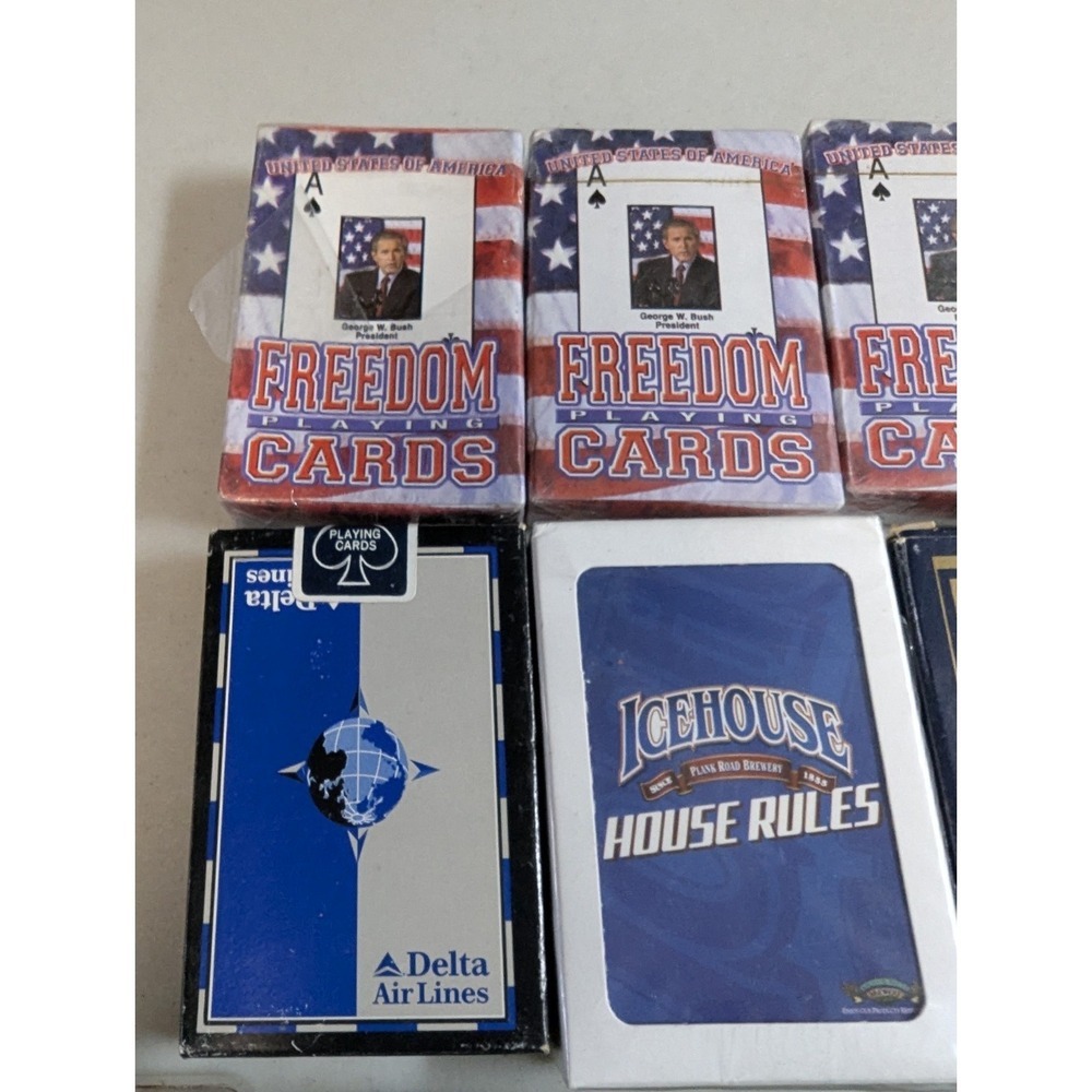 Vintage Playing Card Lot of 10 - Sealed Delta Airlines, Jack Daniels, Iraqi Most - Picture 11 of 15